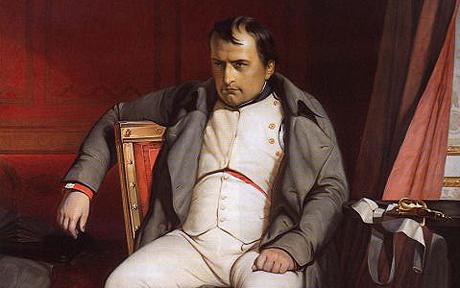 Painting : Napoleon at Fontainbleau